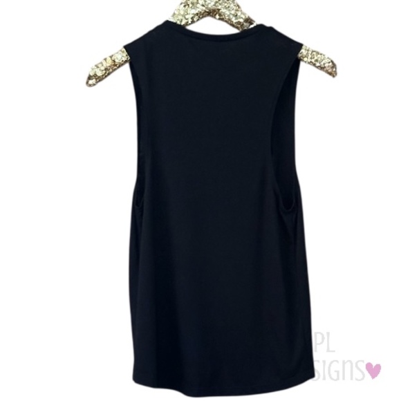 You Can Have Him Jolene Bella Canvas Flowy Scoop Muscle Tank Top Black - Picture 3 of 5